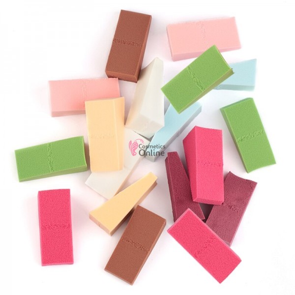 Bureti pentru make-up STB12, set de 12 bucati Color